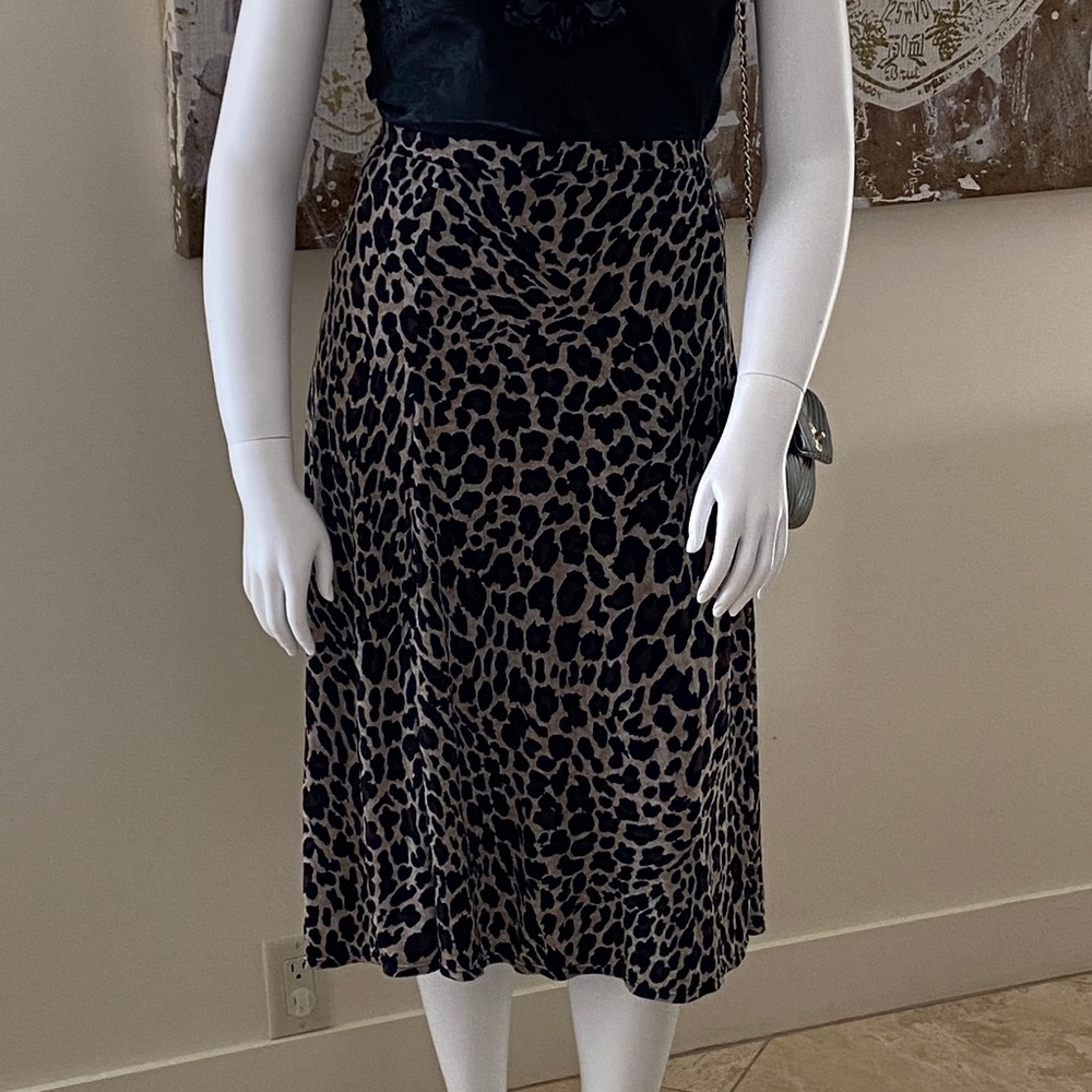 Cheetah print skirt
